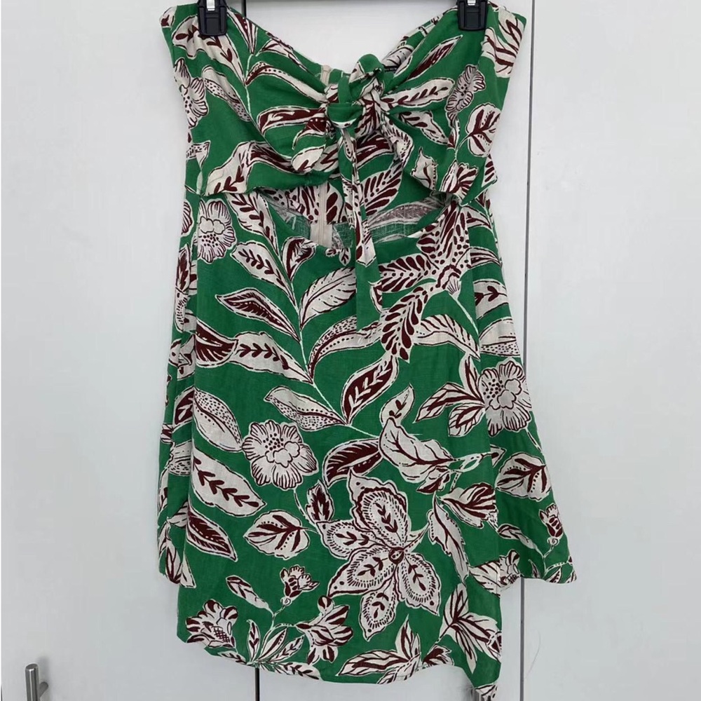 Zara Cut Out Printed Jumpsuit Size Large